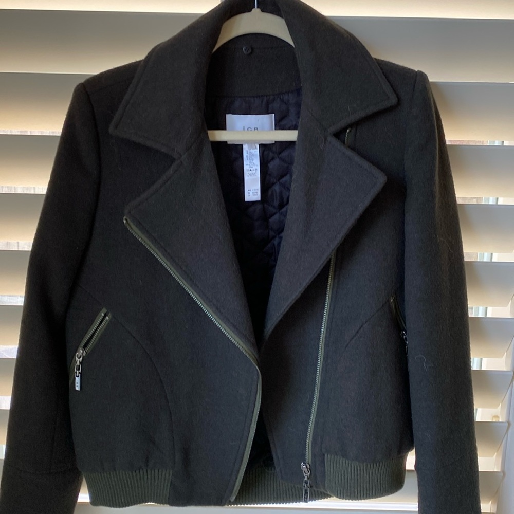 ICB Wool Drk Green Moro Jacket 4